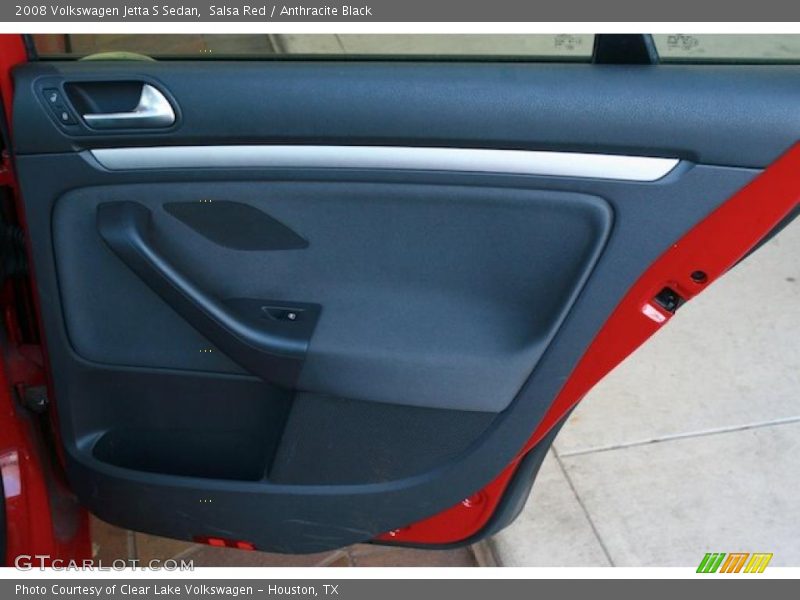 Salsa Red / Anthracite Black 2008 Volkswagen Jetta S Sedan