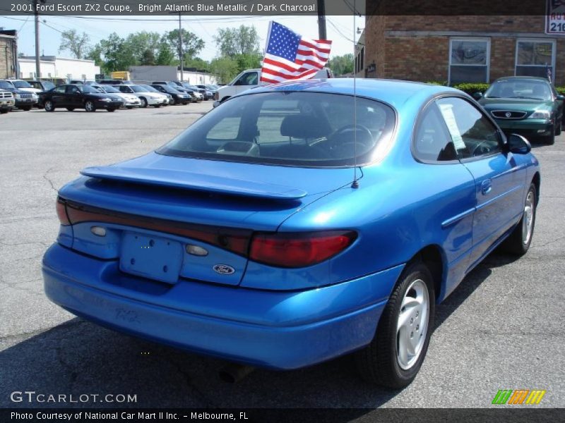 Bright Atlantic Blue Metallic / Dark Charcoal 2001 Ford Escort ZX2 Coupe