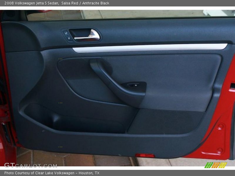 Salsa Red / Anthracite Black 2008 Volkswagen Jetta S Sedan