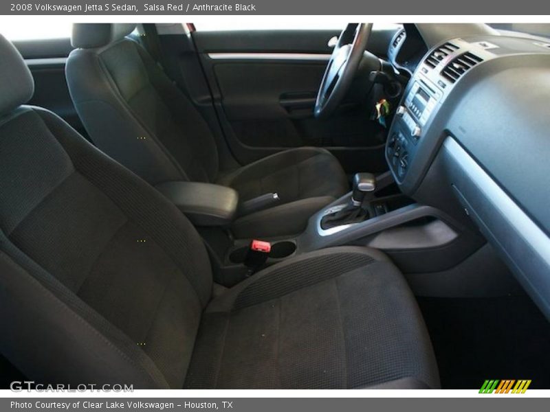 Salsa Red / Anthracite Black 2008 Volkswagen Jetta S Sedan