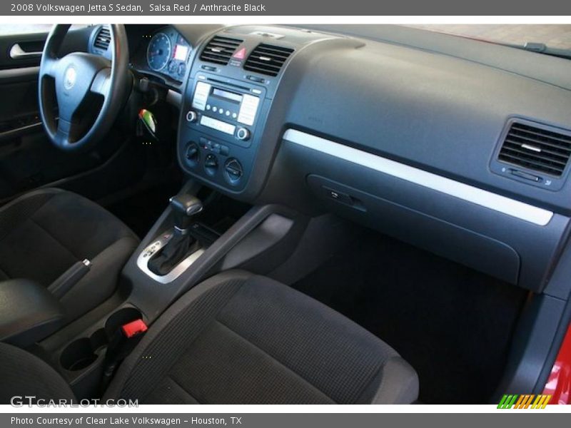 Salsa Red / Anthracite Black 2008 Volkswagen Jetta S Sedan