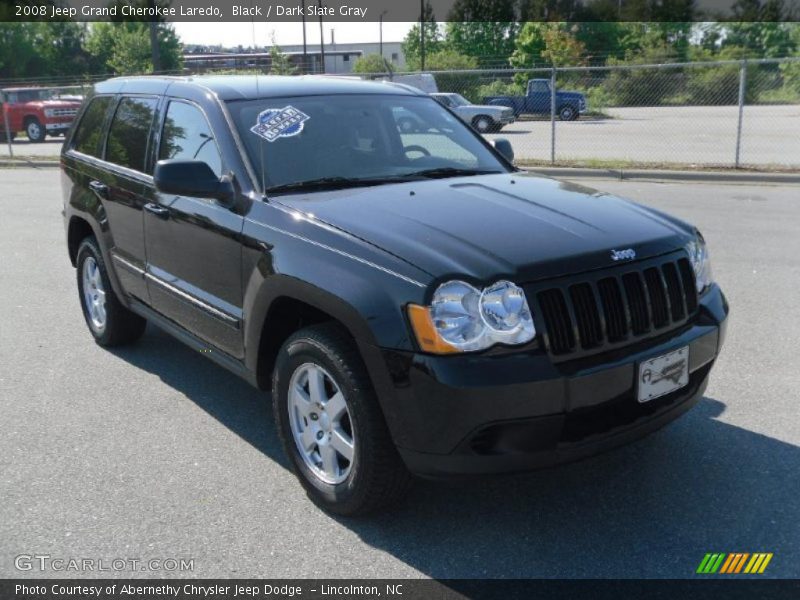 Black / Dark Slate Gray 2008 Jeep Grand Cherokee Laredo