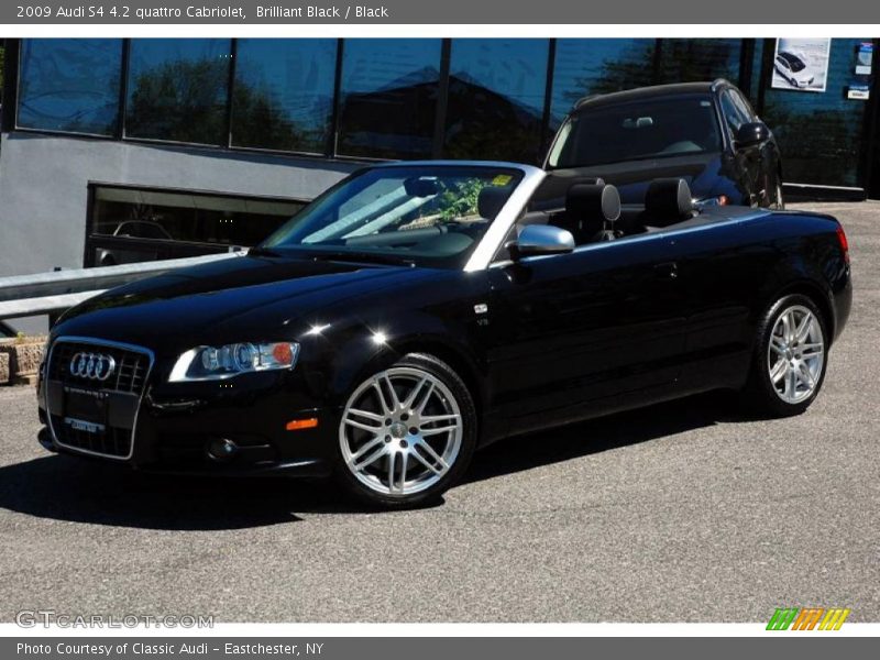 Brilliant Black / Black 2009 Audi S4 4.2 quattro Cabriolet