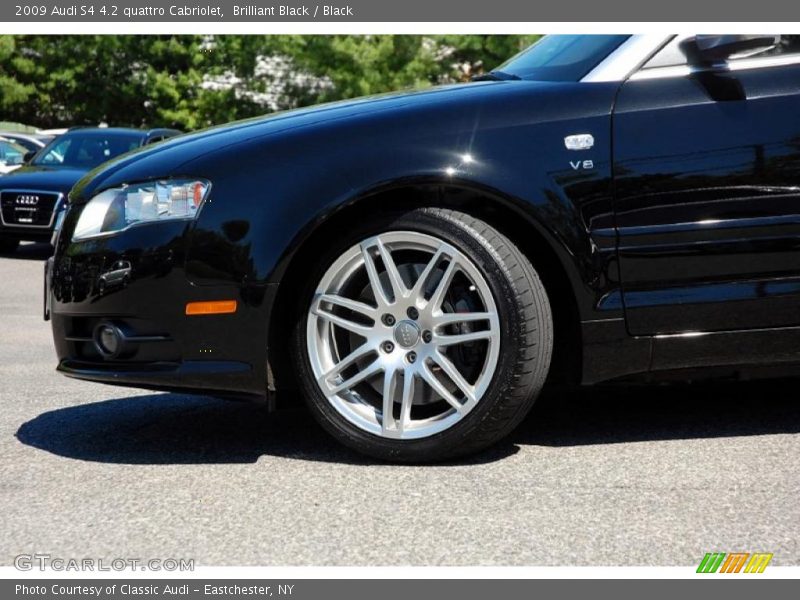 Brilliant Black / Black 2009 Audi S4 4.2 quattro Cabriolet