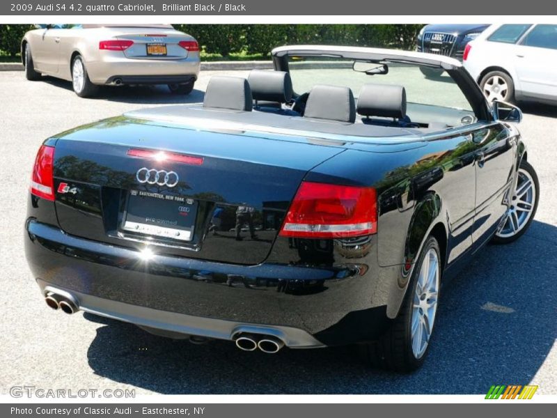 Brilliant Black / Black 2009 Audi S4 4.2 quattro Cabriolet