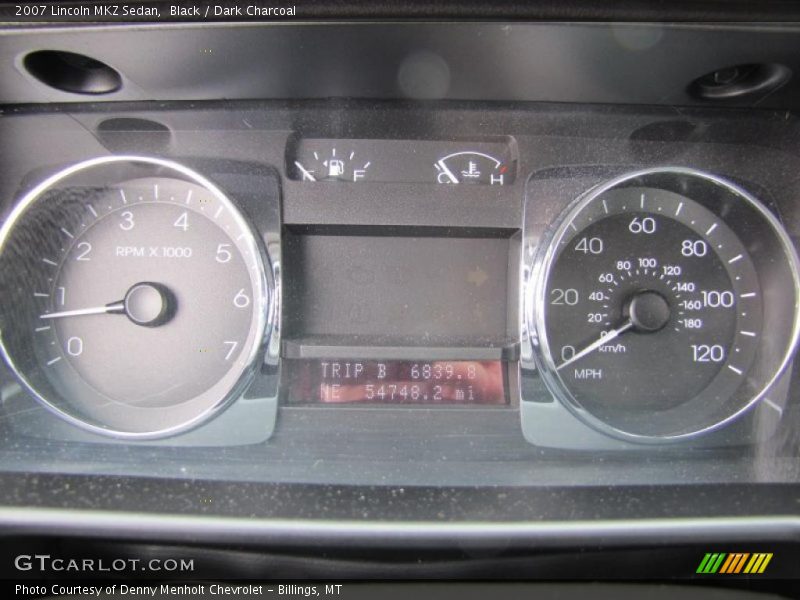 Black / Dark Charcoal 2007 Lincoln MKZ Sedan
