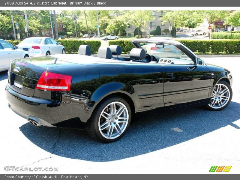 Brilliant Black / Black 2009 Audi S4 4.2 quattro Cabriolet