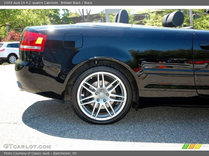 Brilliant Black / Black 2009 Audi S4 4.2 quattro Cabriolet