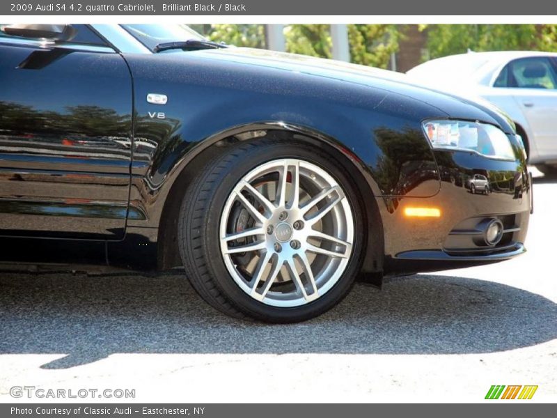 Brilliant Black / Black 2009 Audi S4 4.2 quattro Cabriolet