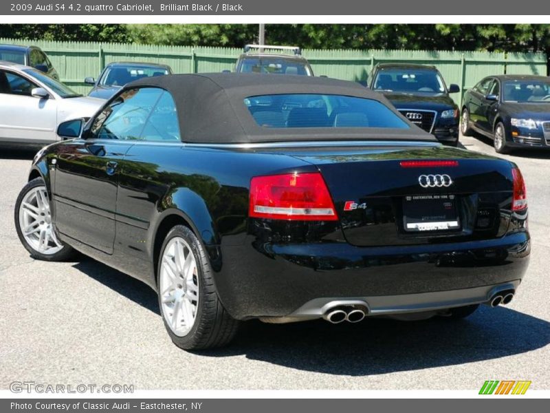 Brilliant Black / Black 2009 Audi S4 4.2 quattro Cabriolet
