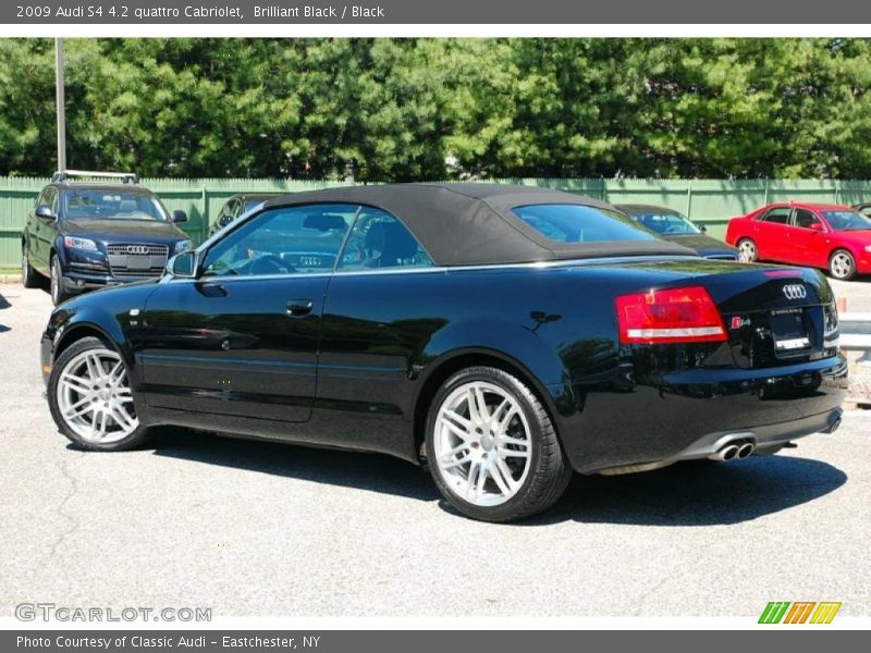 Brilliant Black / Black 2009 Audi S4 4.2 quattro Cabriolet