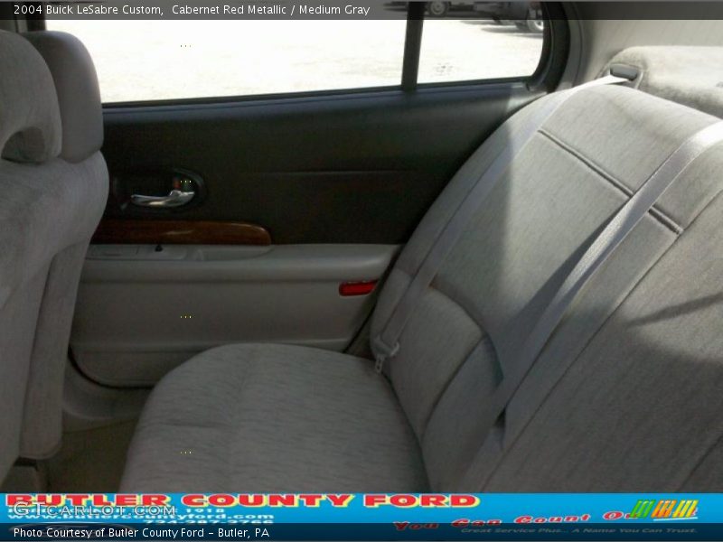 Cabernet Red Metallic / Medium Gray 2004 Buick LeSabre Custom