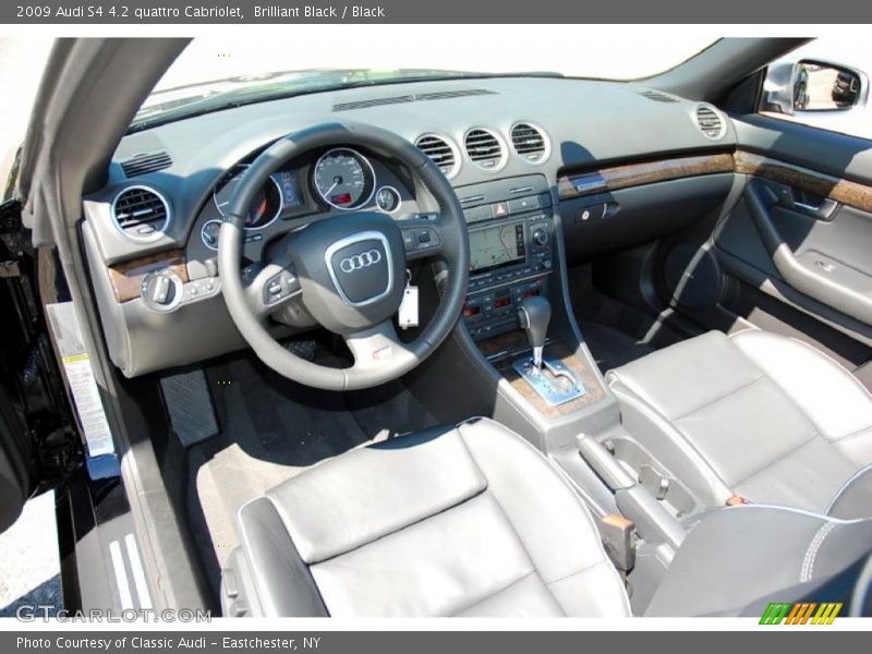 Brilliant Black / Black 2009 Audi S4 4.2 quattro Cabriolet