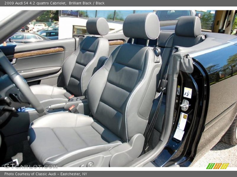 Brilliant Black / Black 2009 Audi S4 4.2 quattro Cabriolet