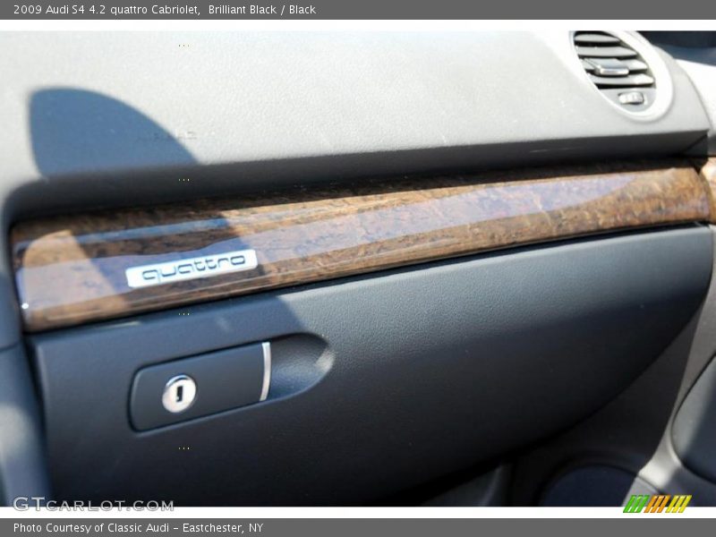 Brilliant Black / Black 2009 Audi S4 4.2 quattro Cabriolet