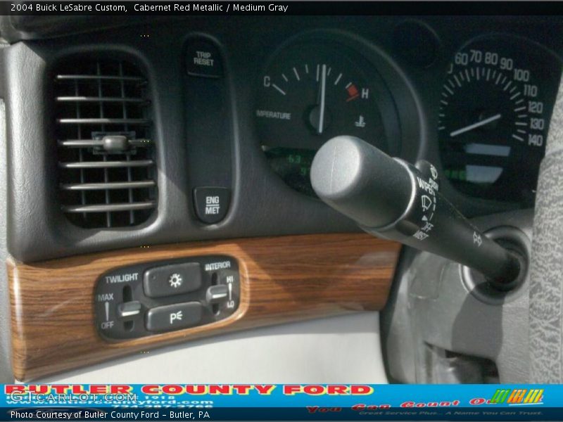 Cabernet Red Metallic / Medium Gray 2004 Buick LeSabre Custom