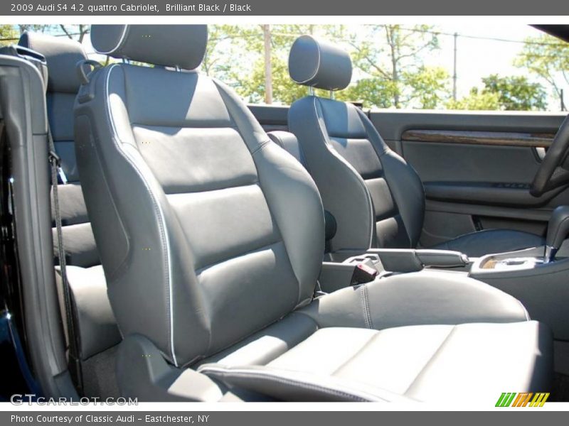 Brilliant Black / Black 2009 Audi S4 4.2 quattro Cabriolet