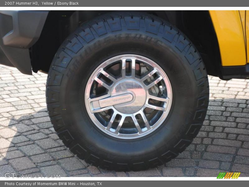 Yellow / Ebony Black 2007 Hummer H3