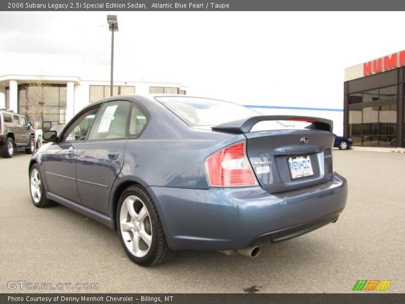 Atlantic Blue Pearl / Taupe 2006 Subaru Legacy 2.5i Special Edition Sedan