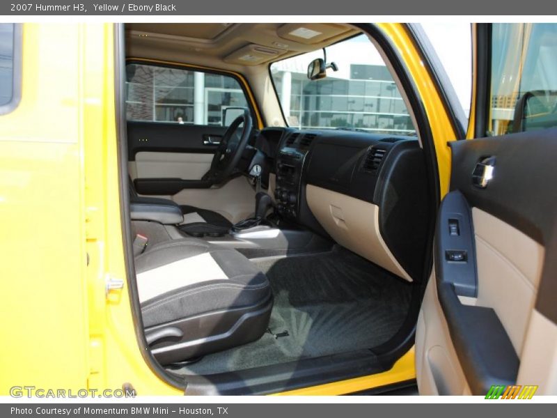 Yellow / Ebony Black 2007 Hummer H3