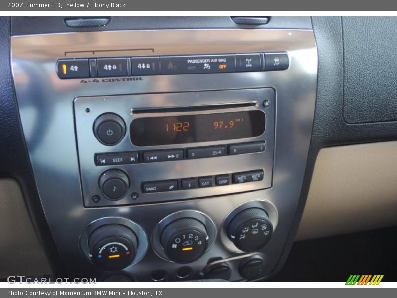Yellow / Ebony Black 2007 Hummer H3