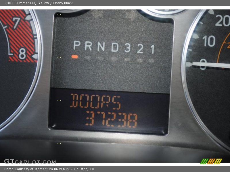 Yellow / Ebony Black 2007 Hummer H3
