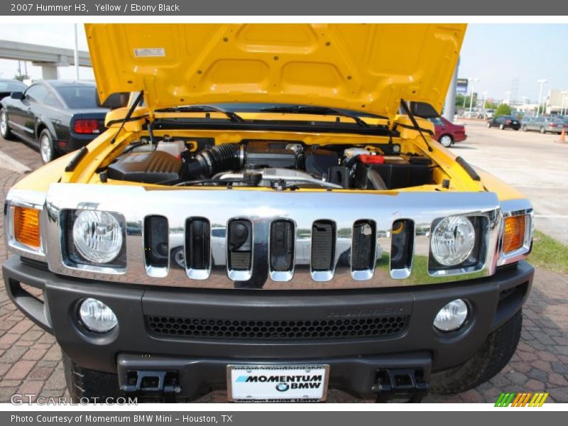 Yellow / Ebony Black 2007 Hummer H3