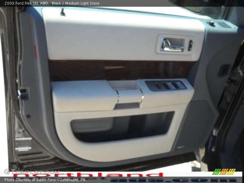 Black / Medium Light Stone 2009 Ford Flex SEL AWD