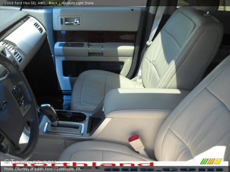 Black / Medium Light Stone 2009 Ford Flex SEL AWD