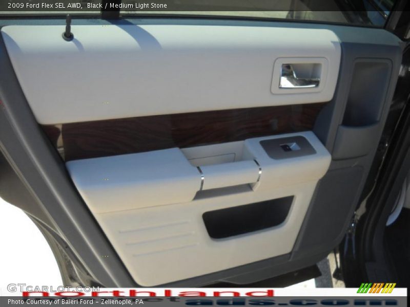 Black / Medium Light Stone 2009 Ford Flex SEL AWD