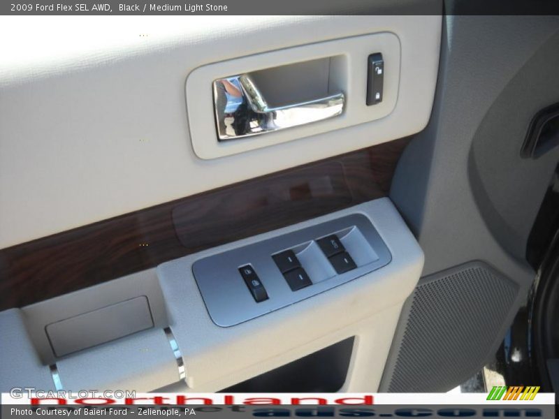 Black / Medium Light Stone 2009 Ford Flex SEL AWD