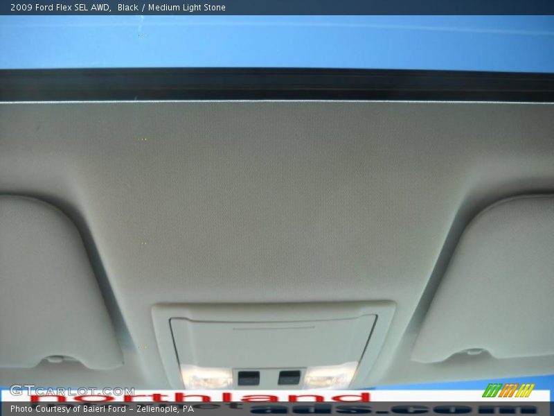 Black / Medium Light Stone 2009 Ford Flex SEL AWD