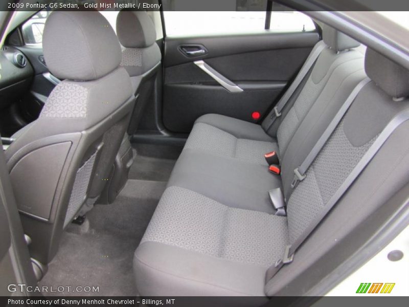 Gold Mist Metallic / Ebony 2009 Pontiac G6 Sedan
