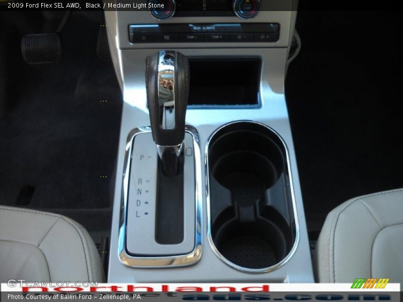 Black / Medium Light Stone 2009 Ford Flex SEL AWD