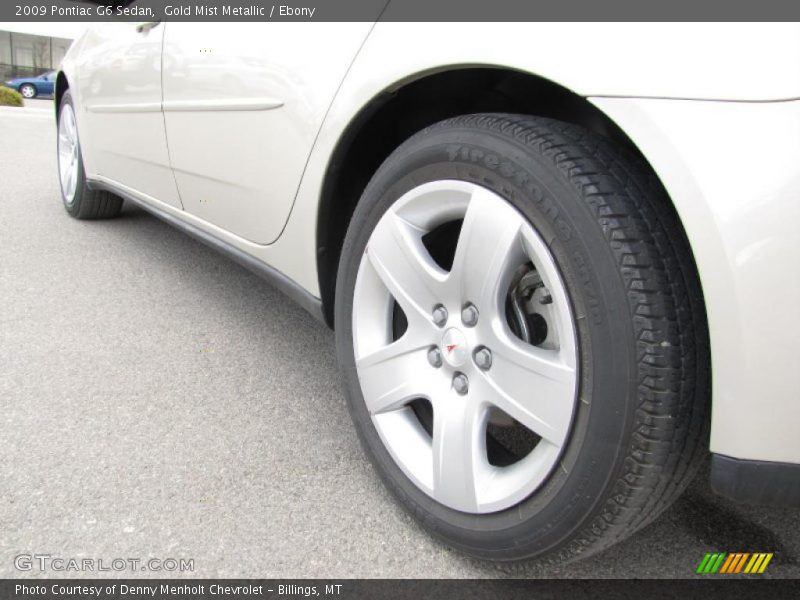 Gold Mist Metallic / Ebony 2009 Pontiac G6 Sedan