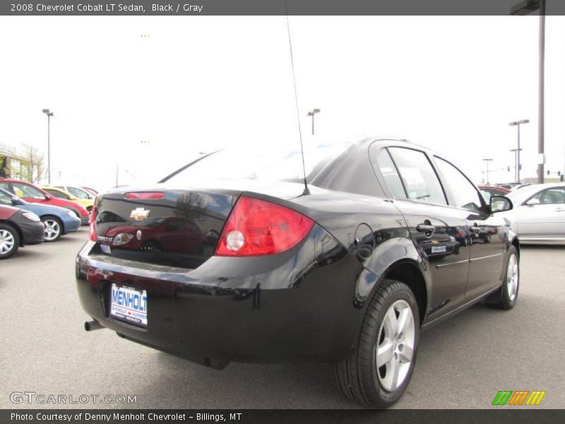 Black / Gray 2008 Chevrolet Cobalt LT Sedan