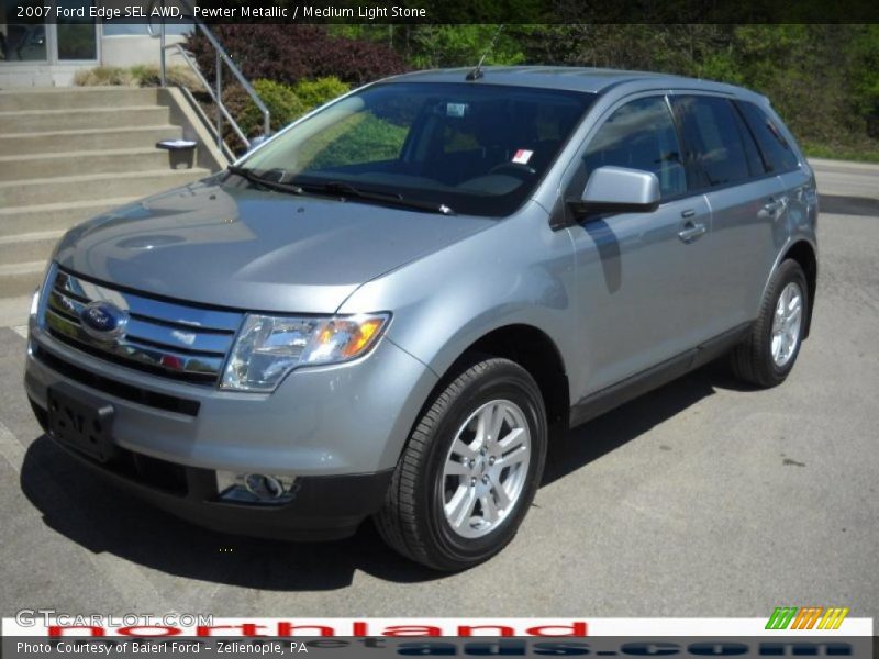 Pewter Metallic / Medium Light Stone 2007 Ford Edge SEL AWD