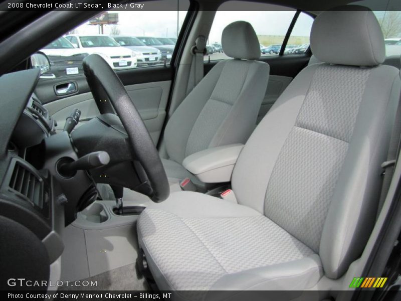 Black / Gray 2008 Chevrolet Cobalt LT Sedan