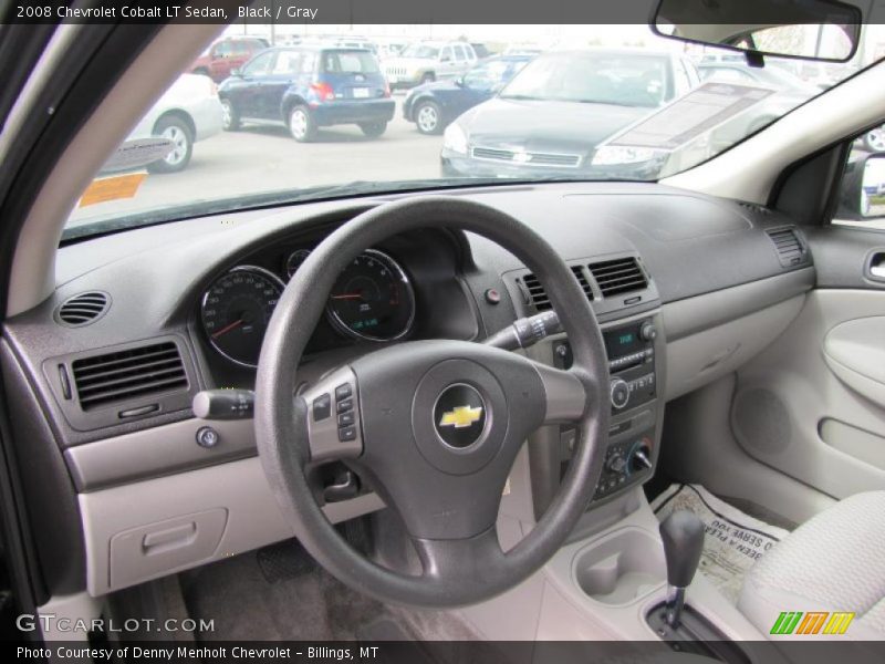 Black / Gray 2008 Chevrolet Cobalt LT Sedan