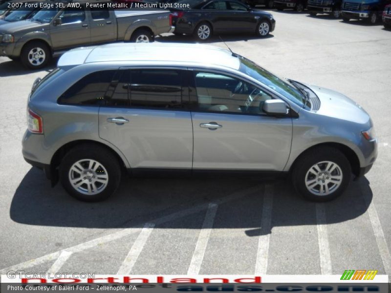 Pewter Metallic / Medium Light Stone 2007 Ford Edge SEL AWD