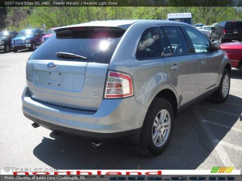 Pewter Metallic / Medium Light Stone 2007 Ford Edge SEL AWD