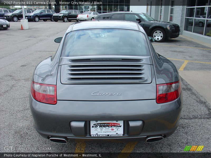 Meteor Grey Metallic / Black 2007 Porsche 911 Carrera Coupe