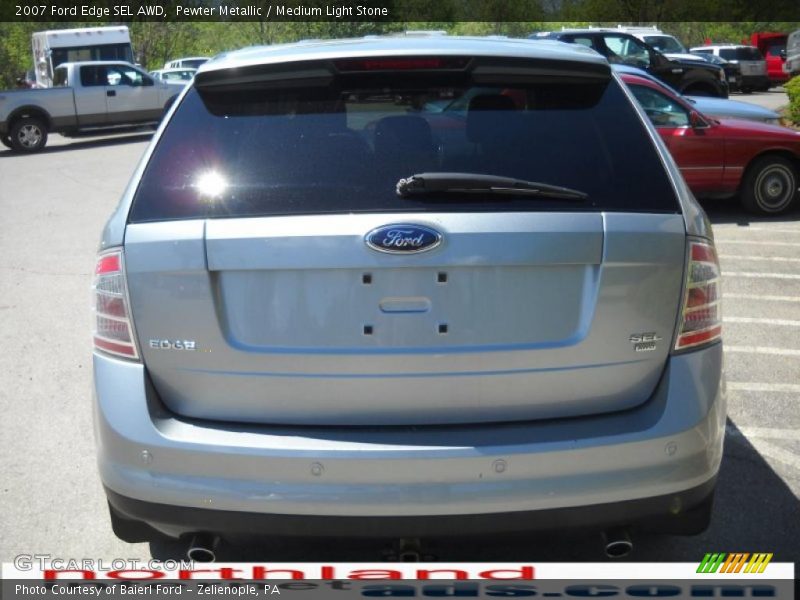 Pewter Metallic / Medium Light Stone 2007 Ford Edge SEL AWD