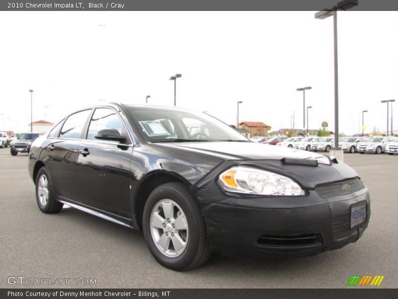 Black / Gray 2010 Chevrolet Impala LT