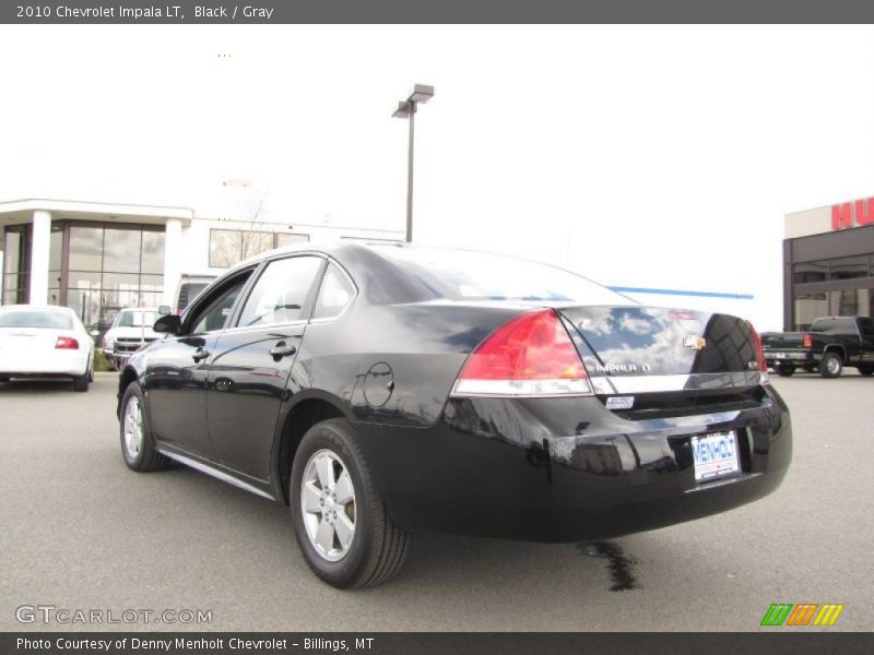 Black / Gray 2010 Chevrolet Impala LT