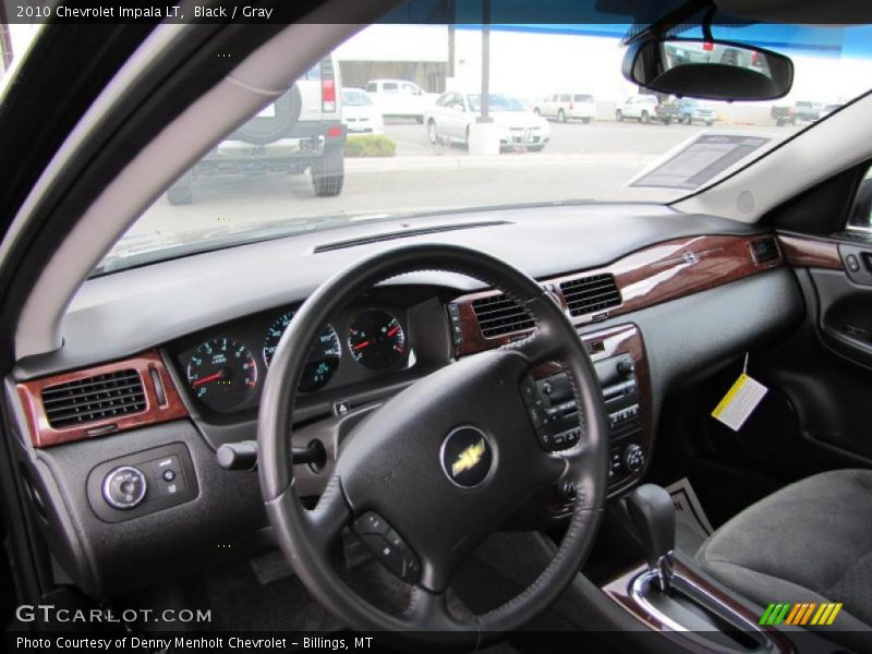 Black / Gray 2010 Chevrolet Impala LT