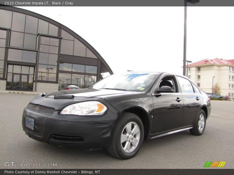 Black / Gray 2010 Chevrolet Impala LT
