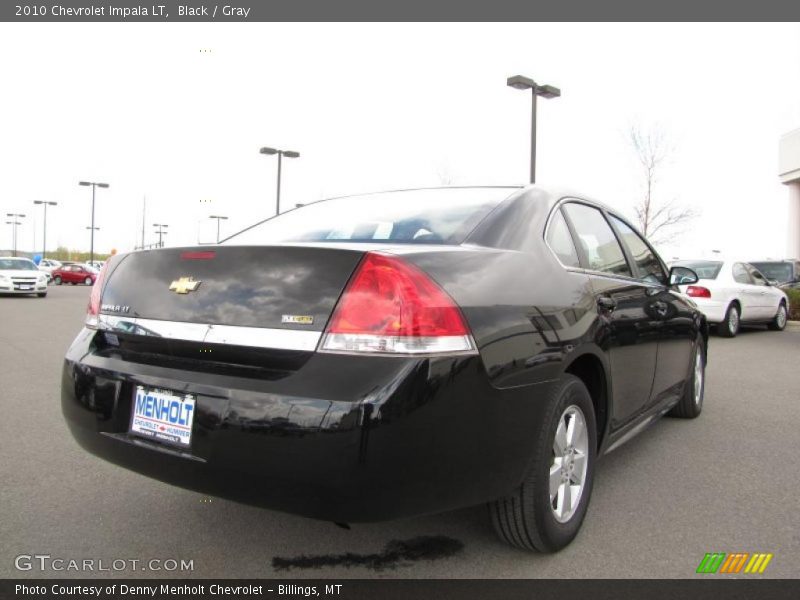 Black / Gray 2010 Chevrolet Impala LT