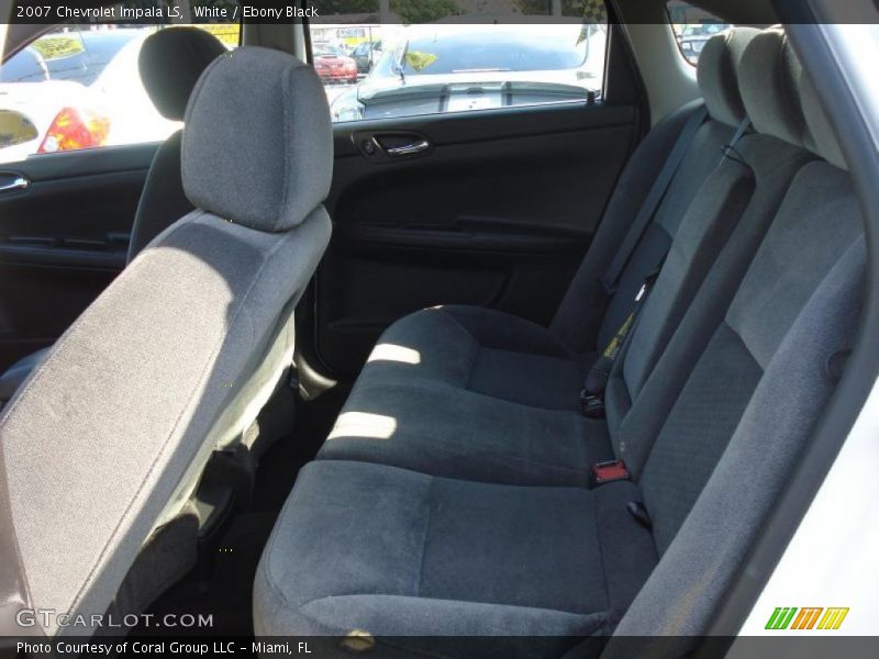 White / Ebony Black 2007 Chevrolet Impala LS