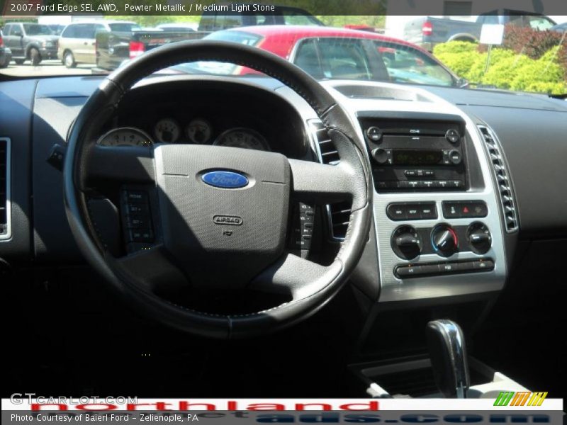 Pewter Metallic / Medium Light Stone 2007 Ford Edge SEL AWD